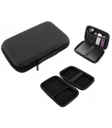 Pokrowiec mocne Etui na Dysk 2,5 Nawigacja czarny