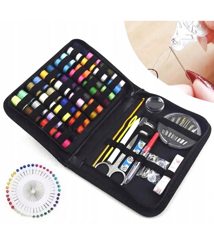 Zestaw krawiecki do szycia 129 elementów Etui 