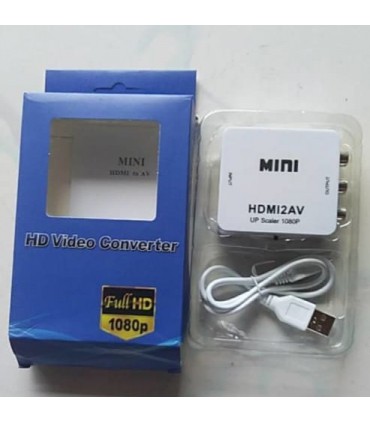 Adapter konwerter sygnału AV 3x RCA Cinch do HDMI