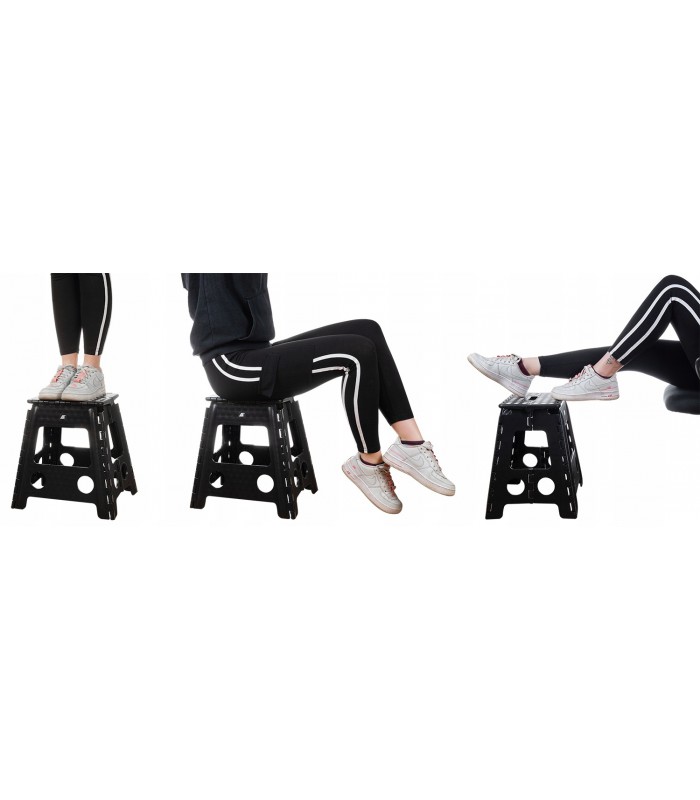 Stołek składany wytrzymały Taboret Podest 39cm