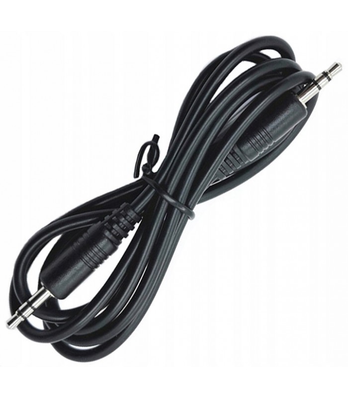 Kabel mini jack 3,5mm audio stereo 1m czarny