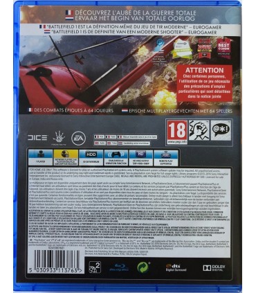 Battlefield 1 PS4 dubbing PL