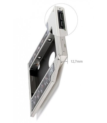 Kieszeń 12,7mm na dysk SSD HDD 2,5 SATA