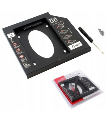 Kieszeń 12,7mm na dysk SSD HDD 2,5 SATA