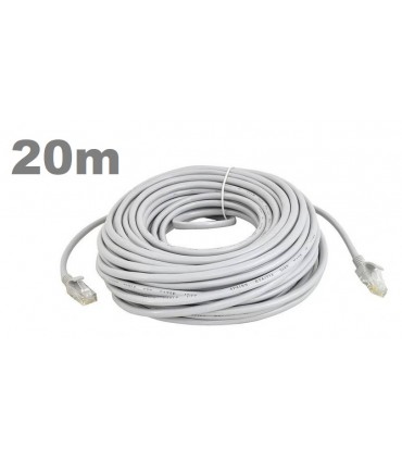 Kabel Sieciowy Lan ethernet skrętka RJ45 UTP 20m Cat5E