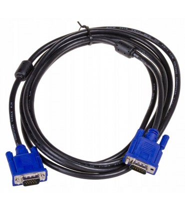 Kabel VGA 3M Monitor PC D-SUB Full HD VGA SVGA 3m
