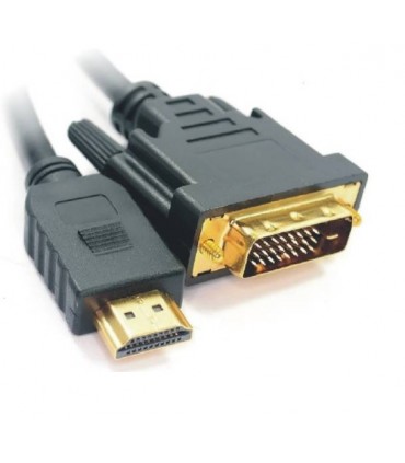 Kabel HDMI-DVI 5m GOLD DVI Full HD