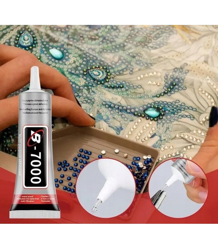 Klej montażowy B-7000 uniwersalny elektronika LCD Transparentny