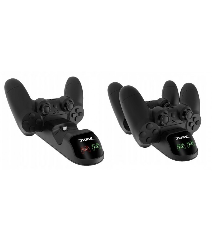 Ładowarka Stacja dokująca 2 Pady PS4 + 4 Adaptery