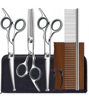 Zestaw do strzyżenia psa zwierząt 3 Nożyczki Grzebień Fryzjer psa