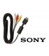 Kabel AV 3x Chinch PS1 PS2 PS3 1,7m Oryginał Sony 