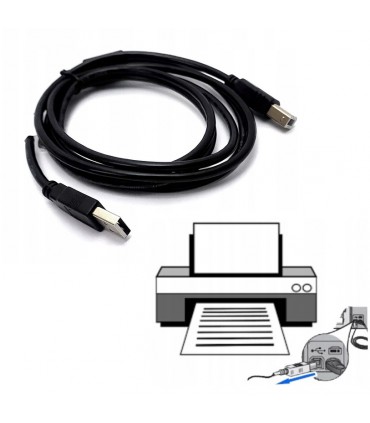 Kabel do drukarki skanera USB 2.0 AM-BM 3m Lanberg Ferry