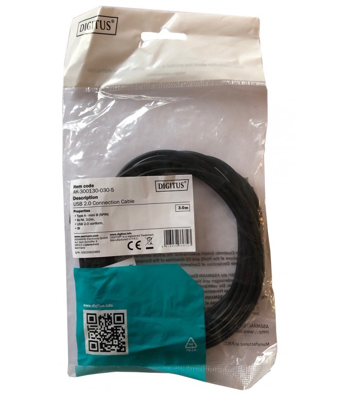 Kabel Mini USB 3m miniUSB Pad PS3 Nawigacja Aparat 3m