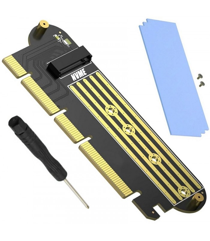 Adapter podłącz dysk M.2 NVMe do PCI-e 4.0 x16