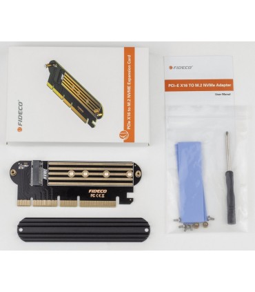 Adapter podłącz dysk M.2 NVMe do PCI-e 4.0 x16