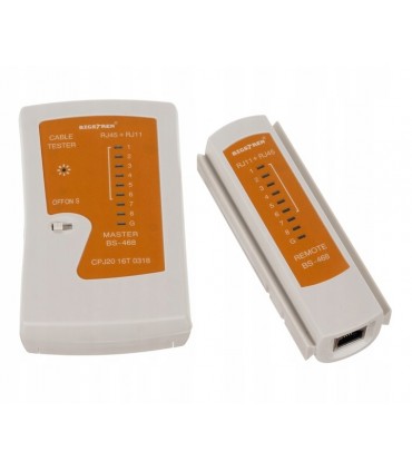 Tester Kabli Sieciowych RJ45 RJ11 Miernik Sieciowy Przewodów LAN