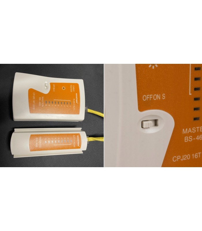 Tester Kabli Sieciowych RJ45 RJ11 Miernik Sieciowy Przewodów LAN