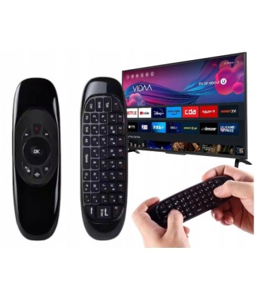 Pilot Smart TV USB 2,4GHz Klawiatura Mysz na Ruch