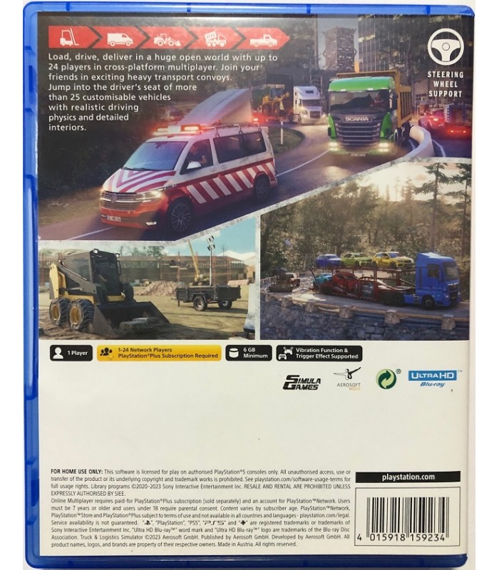 Truck Logistics Simulator PS5 napisy PL