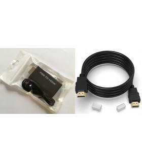 Konwerter PS2 do HDMI + Kabel HDMI 1,5m