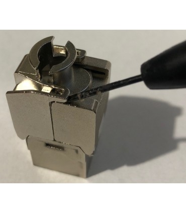 Gniazdo RJ45 STP Kat.6A Beznarzędziowe Keystone