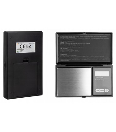 Precyzyjna Waga Jubilerska 0,1g do 500g LCD Czarna * Dokładna