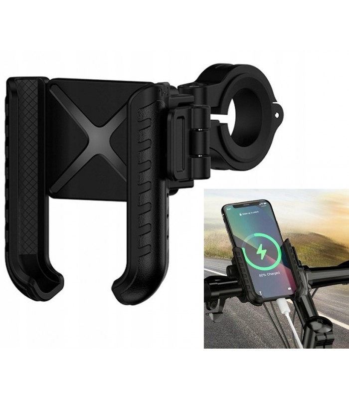 Uchwyt rowerowy do kierownicy na telefon smartfon Regulowany Skuter Rower