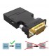 Konwerter Adapter VGA na HDMI Audio Przejściówka D