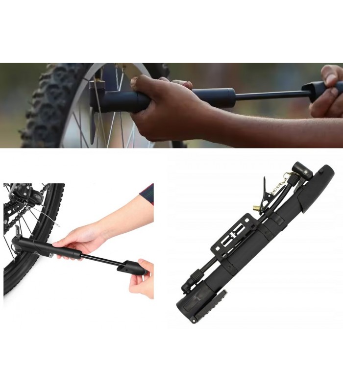 Pompka rowerowa Uniwersalna do roweru materac pont