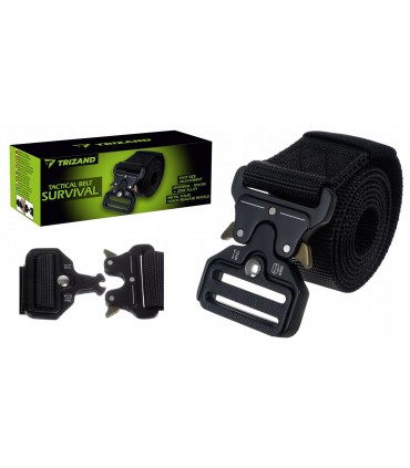 Pas taktyczny SURVIVAL Militarny Wojskowy + Klamra