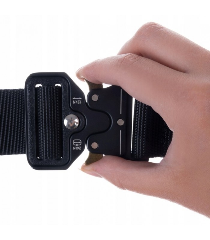 Pas taktyczny SURVIVAL Militarny Wojskowy + Klamra