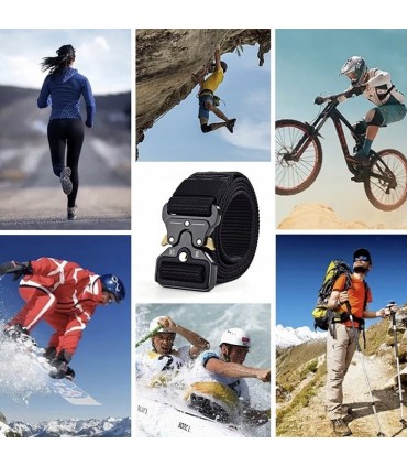 Pas taktyczny SURVIVAL Militarny Wojskowy + Klamra