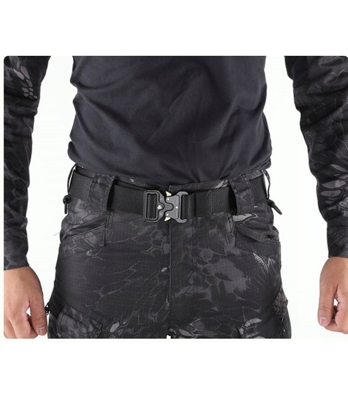 Pas taktyczny SURVIVAL Militarny Wojskowy + Klamra