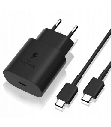 Ładowarka sieciowa PD 25W USB-C + Kabel USB typ C 1M JELLICO EU25