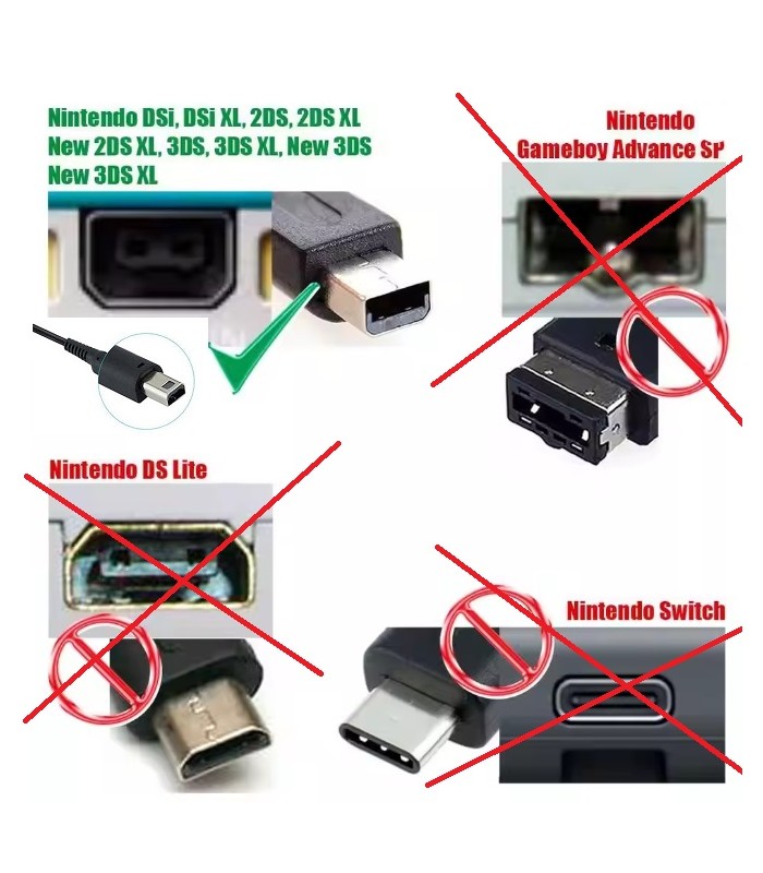 Ładowarka Sieciowa Zasilacz konsole 3DS DSi 3DSXL * NEW 3DS XL / LL