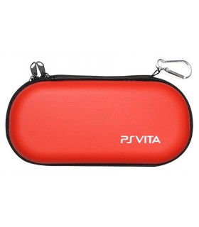 Pokrowiec Etui do konsoli PS VITA logo PSVita Czerwony Solidny