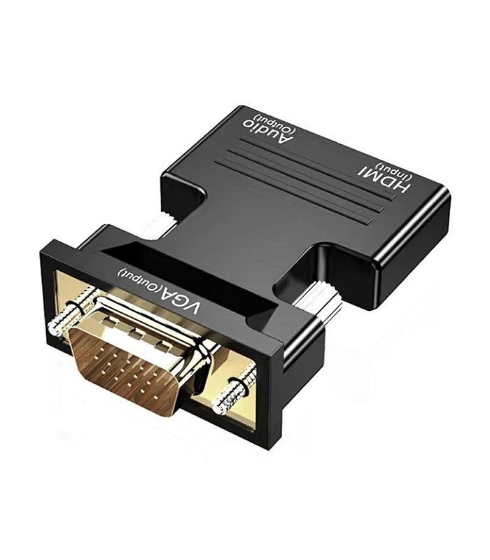 Konwerter HDMI do VGA + Audio Wtyk HDMI - Gniazdo VGA D-SUB