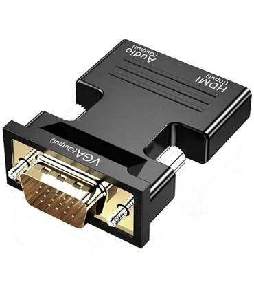 Konwerter HDMI do VGA + Audio Wtyk HDMI - Gniazdo VGA D-SUB