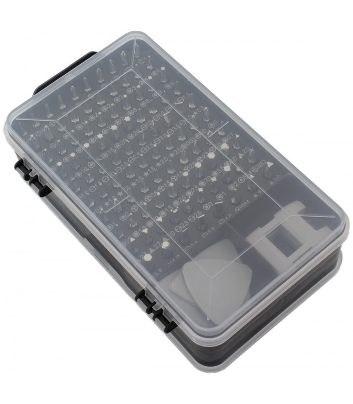 Zestaw narzędzi precyzyjnych śrubokręty Imbus Torx 110el kostki otwieraki