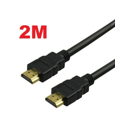 Kabel HDMI HDMI 2m Gold v1.4 3D 4K HD DVBT 2M