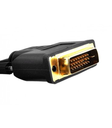 Kabel HDMI-DVI 24+1pin 2m Full HD Oplot Gold Wtyki