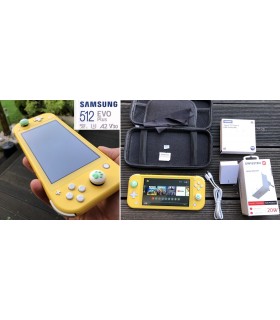 Konsola Nintendo Switch Lite Gry Karta 512GB Stan Ideał