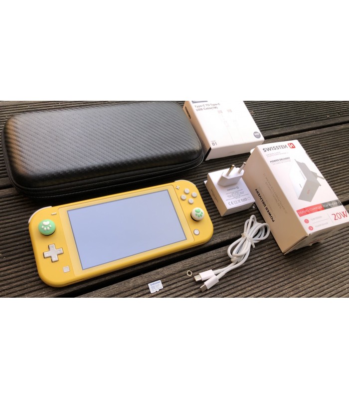 Konsola Nintendo Switch Lite Gry Karta 512GB Stan Ideał