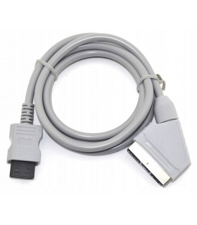 Kabel RGB Euro Scart PAL do konsoli Wii 1,8m Solidny przewód 