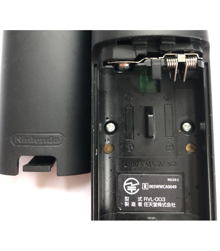 Oryginał Nintendo Kontroler Wii Remote + Nunchuk czarny