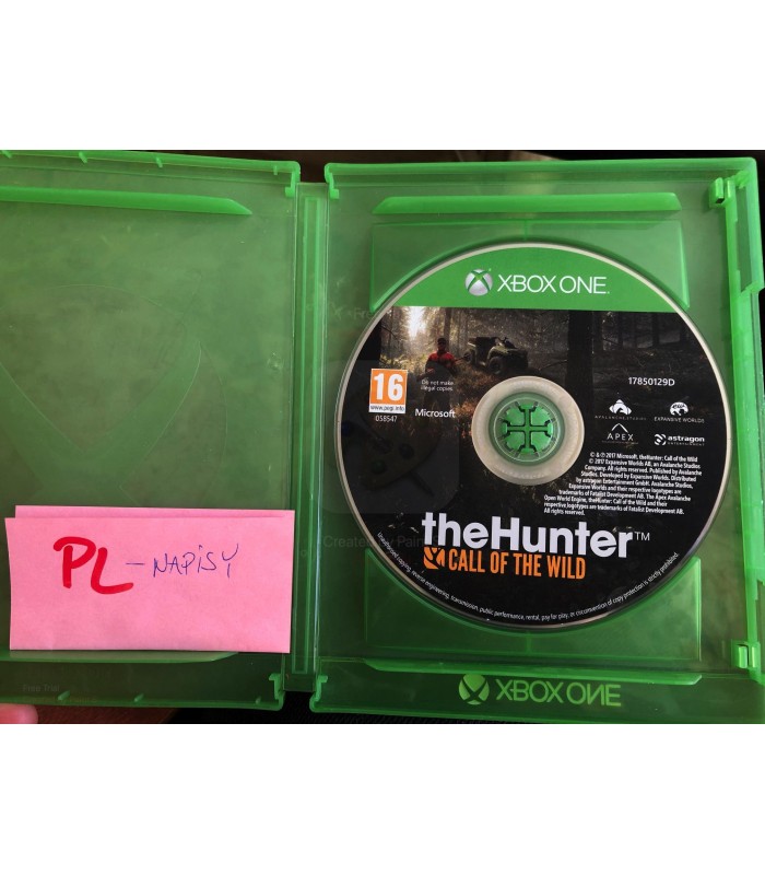 The Hunter Call of the Wild Xbox One PL