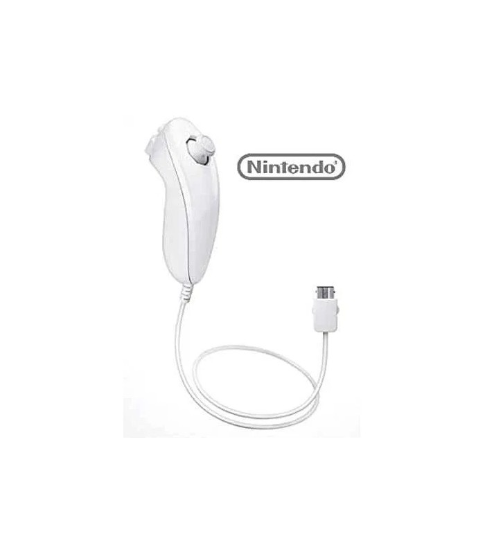 NUNCHUK Wii U Wii Oryginalny Nintendo biały Kontroler Oryginał